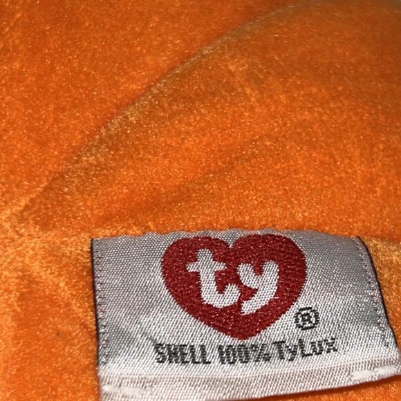 Gourdy 2005 TY Beanie Pluffies Retired Halloween Pumpkin Witch Jack OLantern NEW - Picture 5 of 9